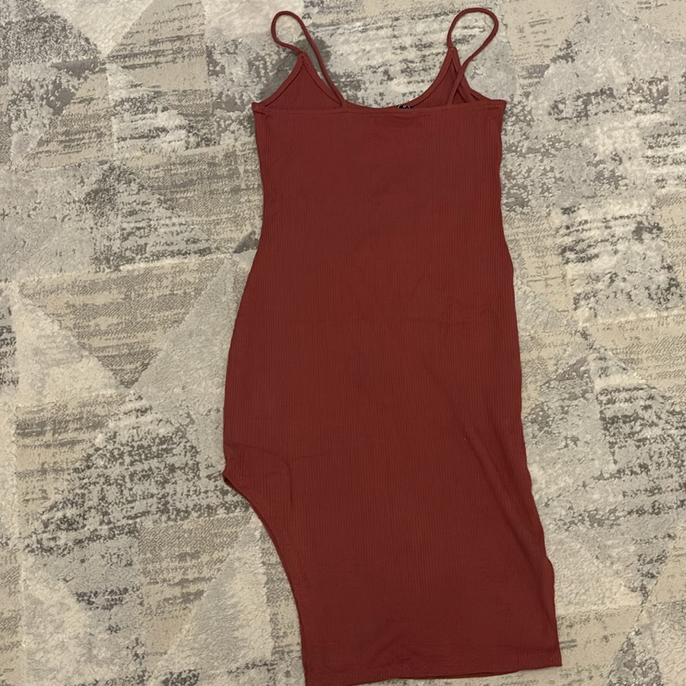 Windsor Rust Coloured Mini Dress - Picture 3 of 5
